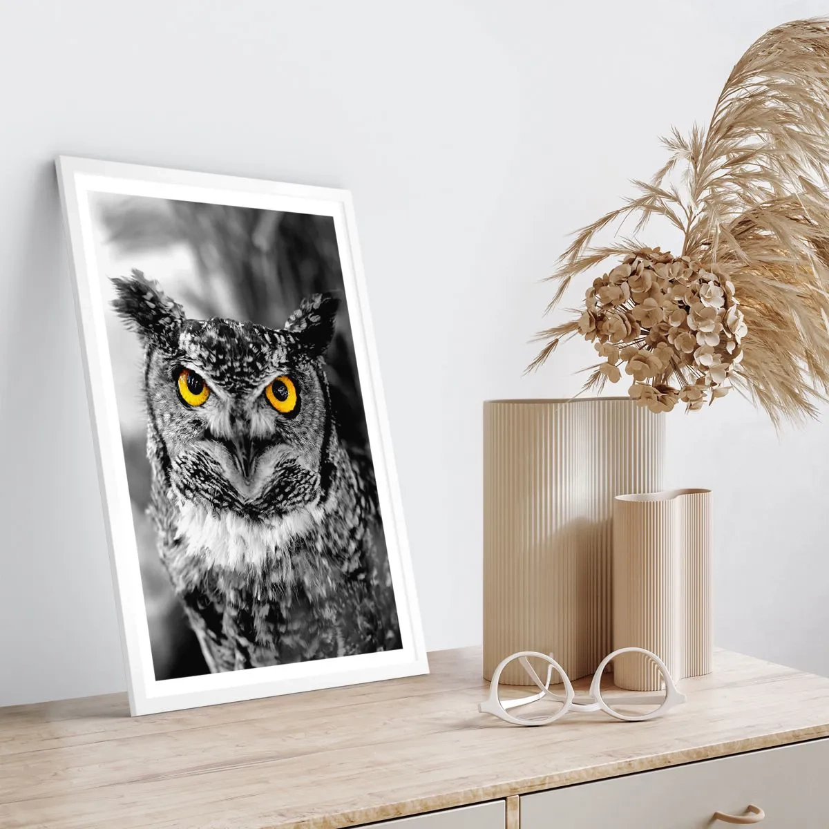 Poster in cornice bianca - Non si può nascondere niente - 50x70 cm