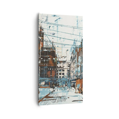 Quadro su tela - Stampe su Tela - Percorso cittadino consueto - 65x120 cm