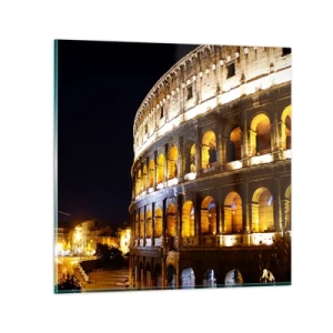 Quadro su vetro - È tempo di iniziare i giochi - 40x40 cm