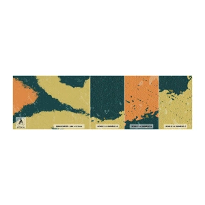 Campione di Fotomurale Adesivo Deluxe Sticker - Astrazione: movimento lento - Astrazione, Pezzo, Invecchiato - 100x30 cm