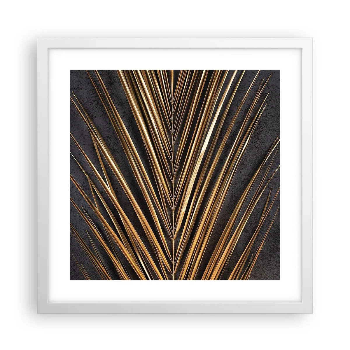 Poster in cornice bianca - L'oro dei tropici - 40x40 cm