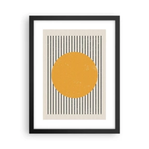 Poster in cornice nera - La forza della semplicità - 30x40 cm