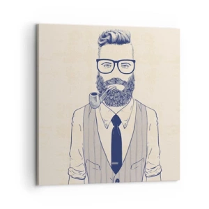 Quadro su tela - Stampe su Tela - Allegro, maschile e alla moda - 60x60 cm