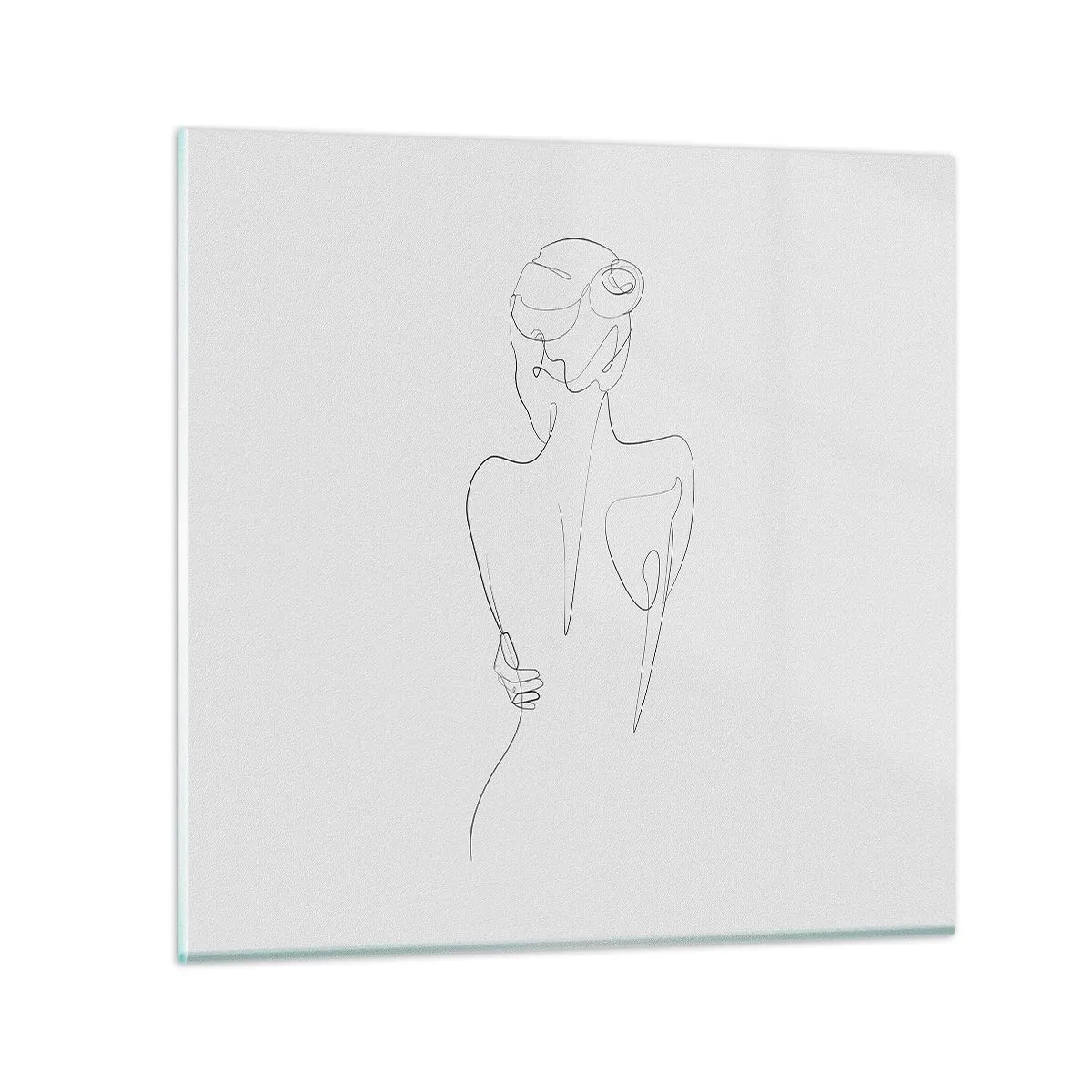 Quadro su vetro - La musica del corpo - 70x70 cm