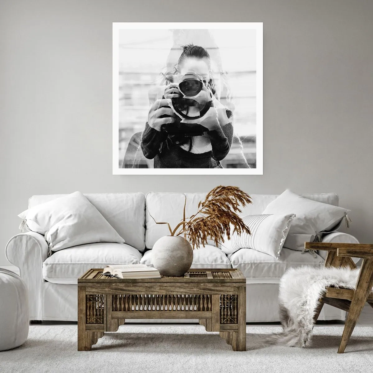 Poster - Il creatore e il materiale - 60x60 cm