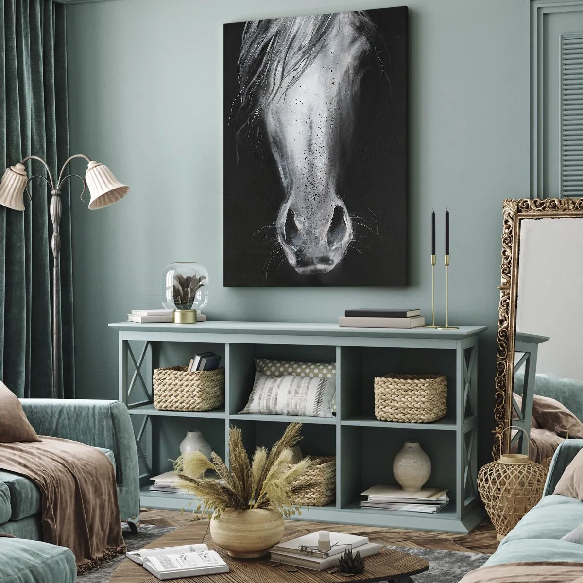 Quadro su tela - Stampe su Tela - Sguardo seducente - 70x100 cm