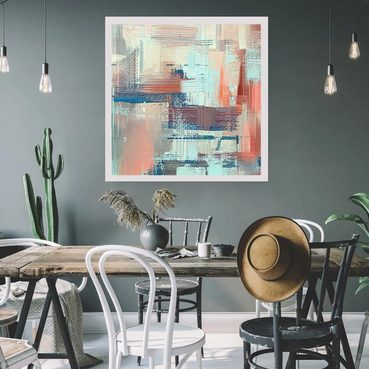 Poster - Arrivando alla luce - 50x50 cm