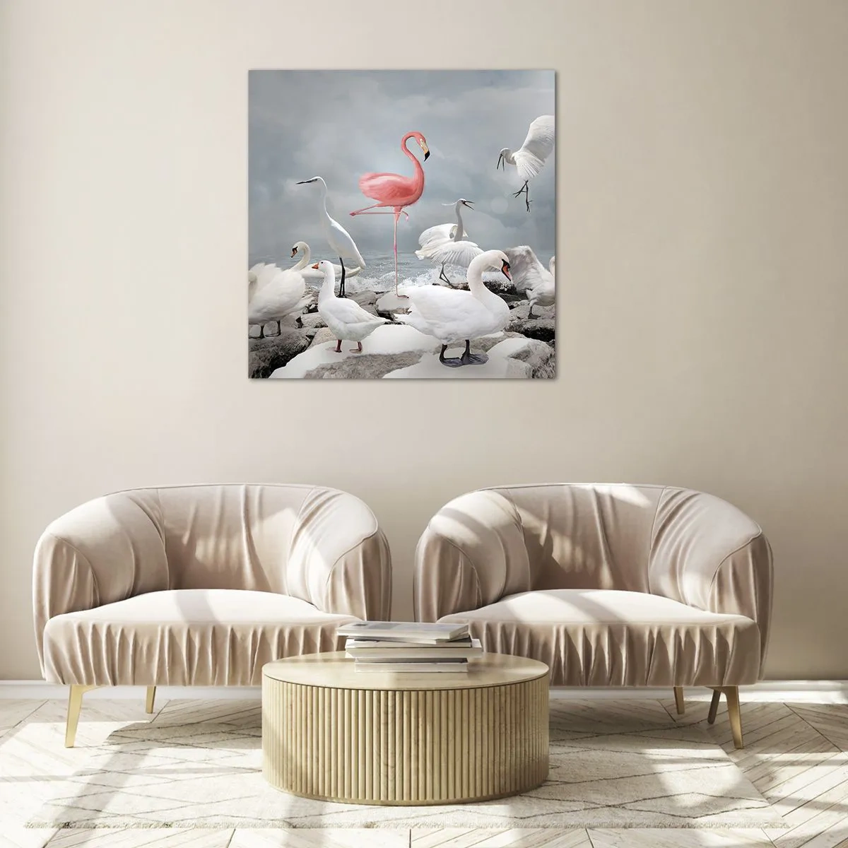 Quadro su vetro - Come sono arrivato qui? - 30x30 cm