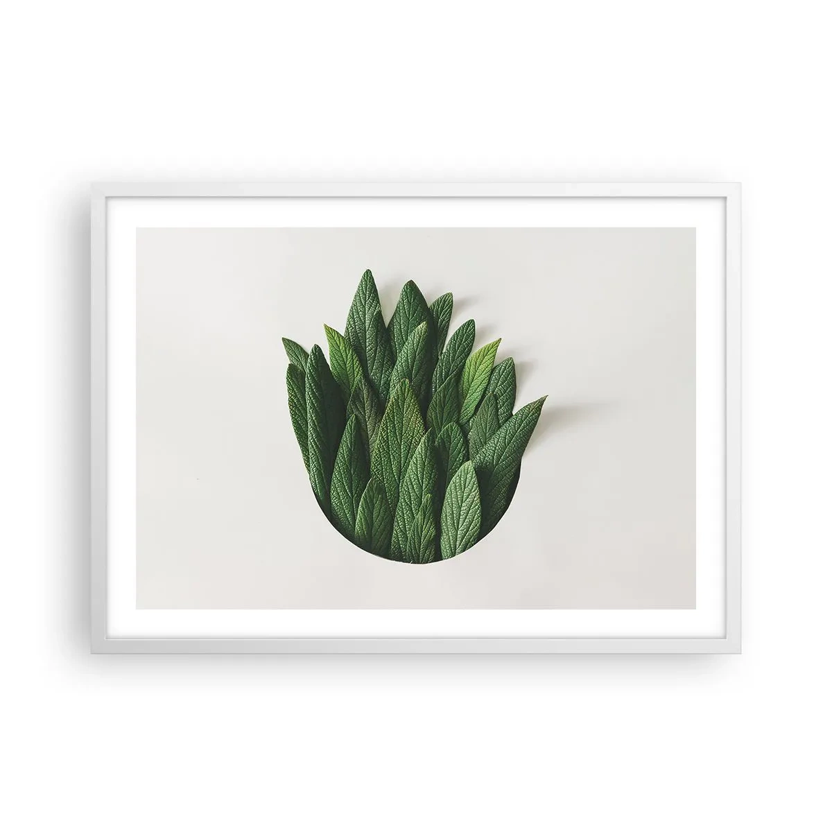 Poster in cornice bianca - Curiosità irrefrenabile - 70x50 cm