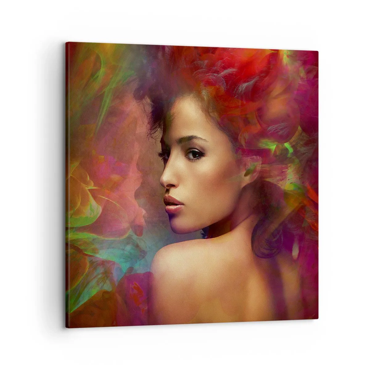 Quadro su tela - Stampe su Tela - Più bella dell'arcobaleno, delicata come la nebbia - 50x50 cm