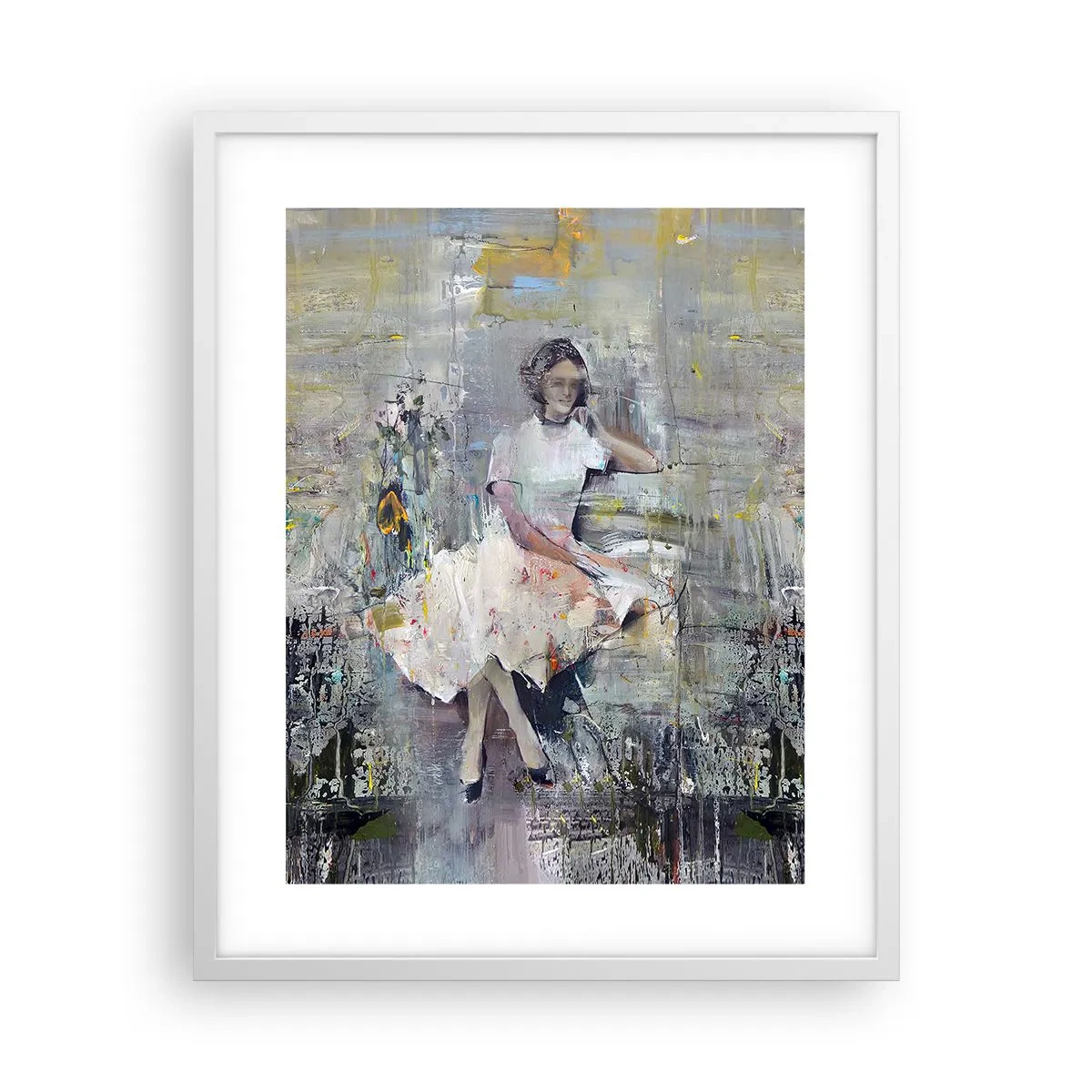 Poster in cornice bianca - Classica e moderna - 40x50 cm