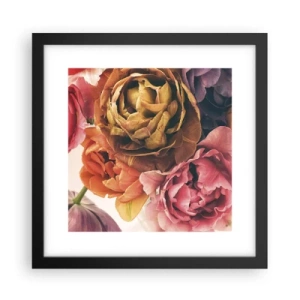 Poster in cornice nera - La festa della vita - 30x30 cm