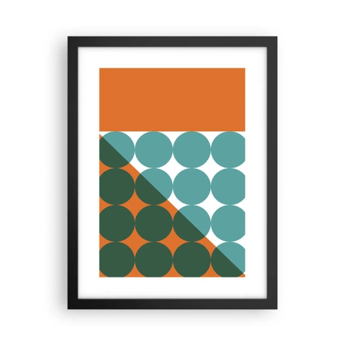 Poster in cornice nera - In alto obliquo - 30x40 cm