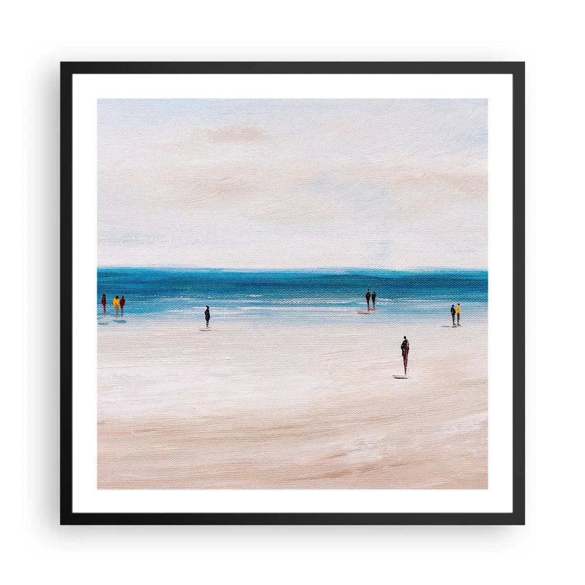 Poster in cornice nera - Un bisogno naturale - 60x60 cm