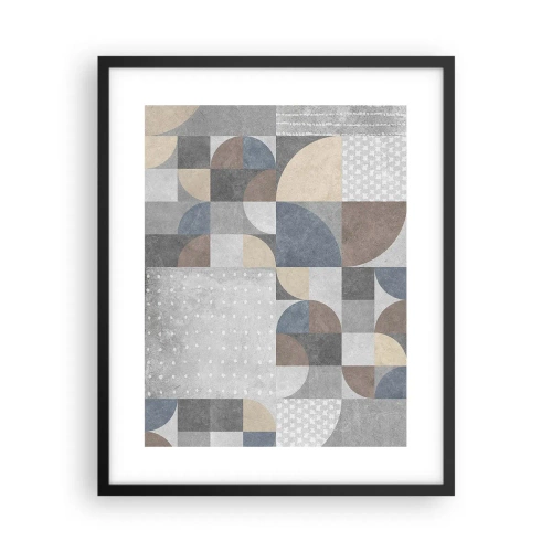 Poster in cornice nera - Fantasia di ceramica - 40x50 cm