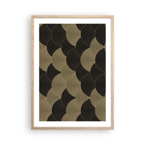 Poster in cornice rovere chiaro - Unità nella molteplicità - 50x70 cm