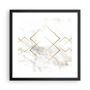 Poster in cornice nera - Vista sull'infinito - 40x40 cm