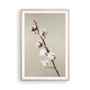 Poster in cornice rovere chiaro - Alla fonte della morbidezza - 61x91 cm