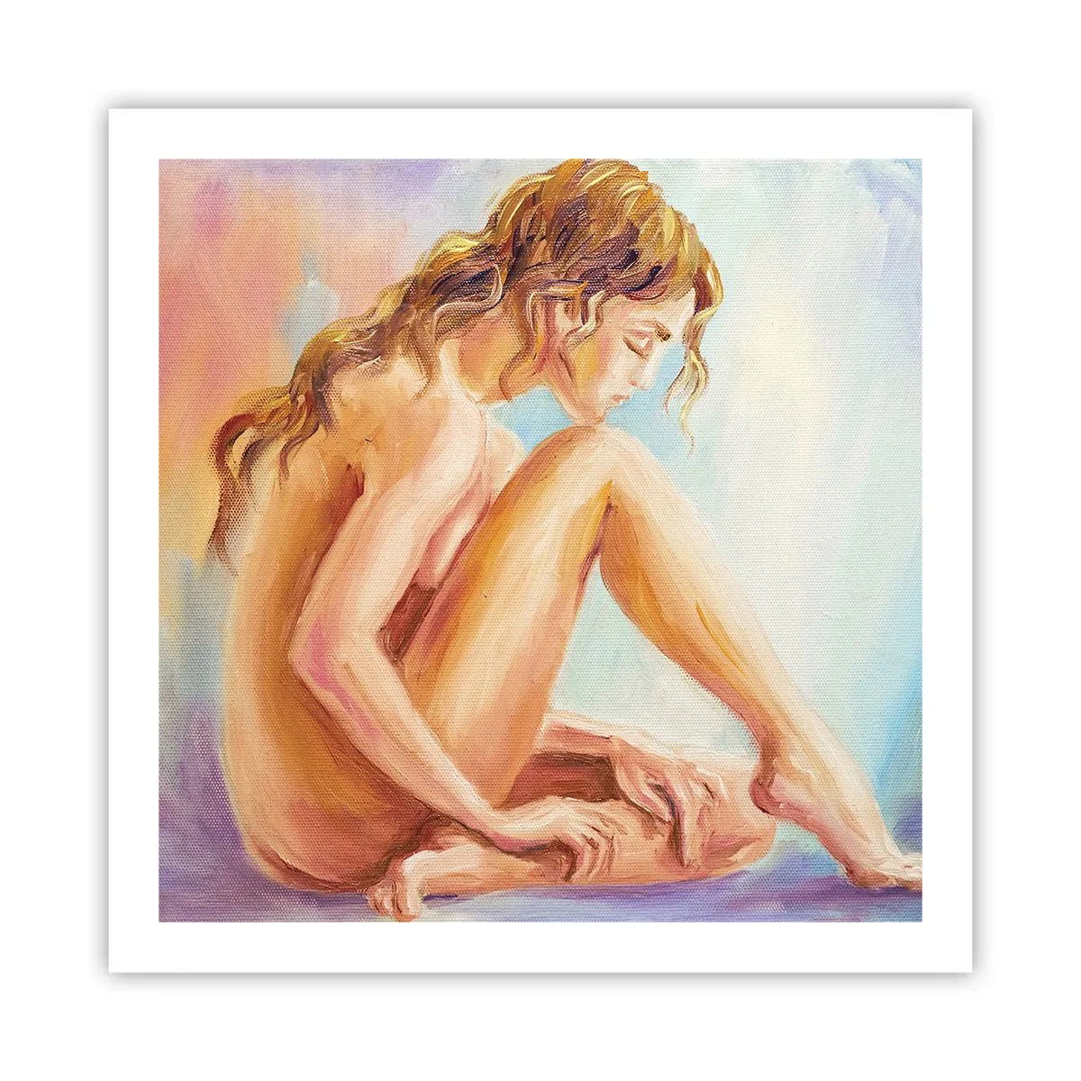 Poster - Nudo di giovane - 60x60 cm