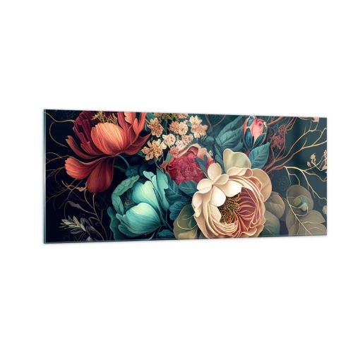 Quadro su vetro - Il fascino del 19esimo secolo - 100x40 cm
