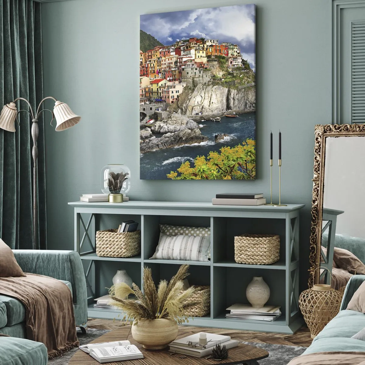 Quadro su tela - Stampe su Tela - Aggrappate alla roccia - 45x80 cm