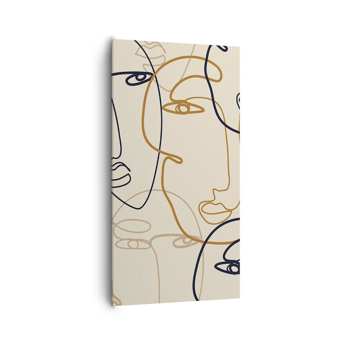 Quadro su tela - Stampe su Tela - Ritratto multiplo - 65x120 cm