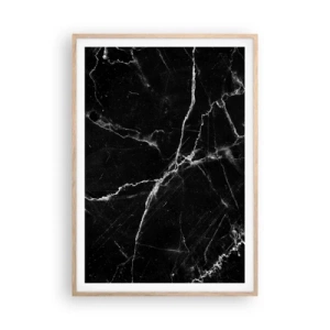 Poster in cornice rovere chiaro - La vita segreta delle pietre - 70x100 cm