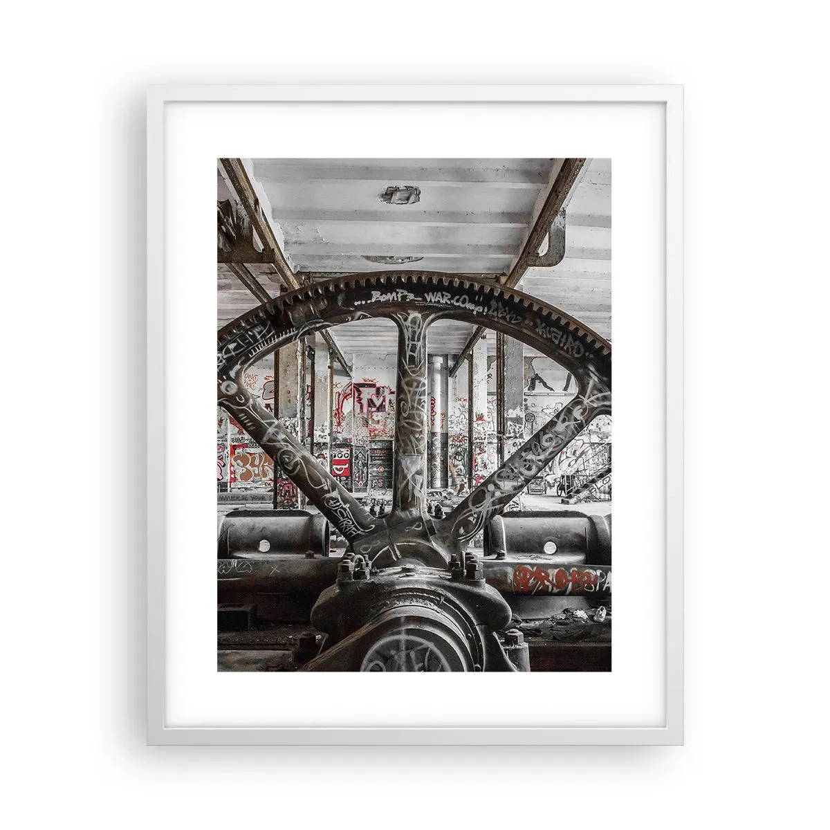Poster in cornice bianca - La vita segreta della fabbrica - 40x50 cm