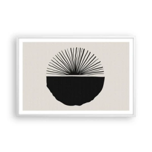 Poster in cornice bianca - Ventaglio di possibilità - 91x61 cm