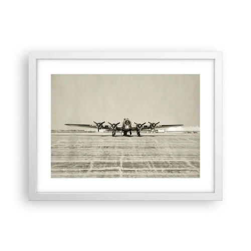 Poster in cornice bianca - Pronto come sempre - 40x30 cm