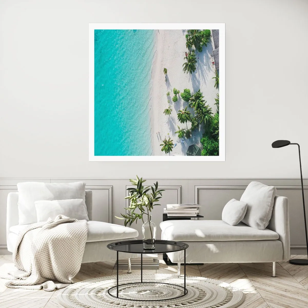 Poster - Vacanze in paradiso - 60x60 cm