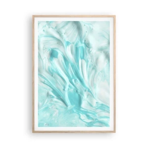 Poster in cornice rovere chiaro - Insieme per sempre - 70x100 cm