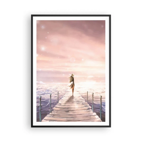 Poster in cornice nera - Alla luce del sogno - 70x100 cm
