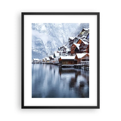 Poster in cornice nera - Decorazione invernale - 40x50 cm