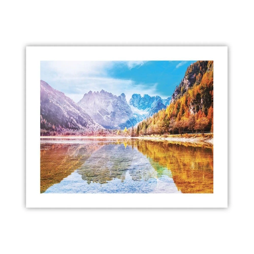 Poster - E nei monti è già autunno - 50x40 cm