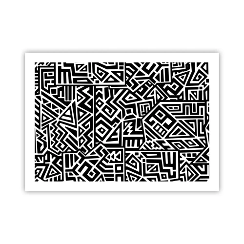 Poster - Composizione precolombiana - 70x50 cm