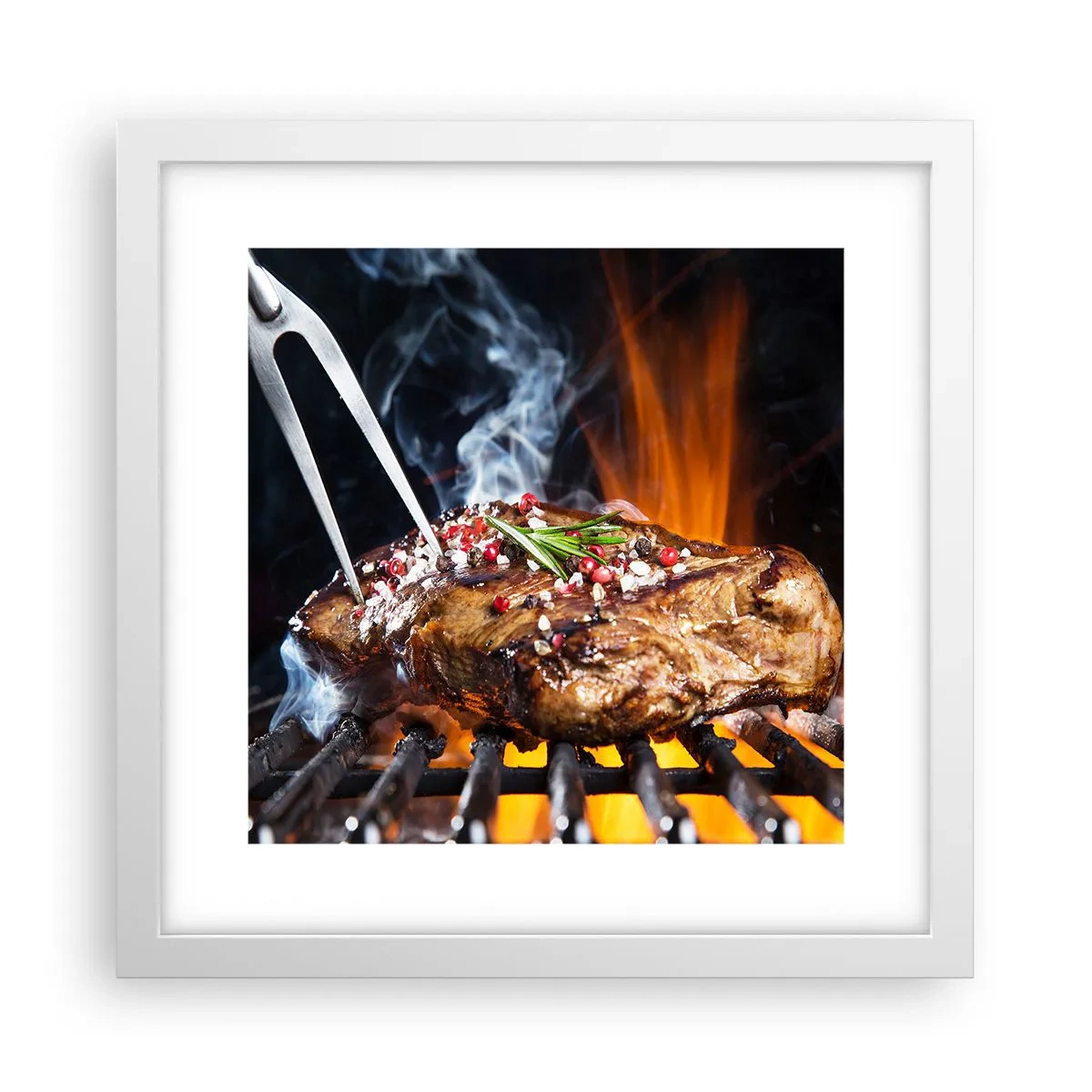 Poster in cornice bianca - Succosa e profumata - 30x30 cm