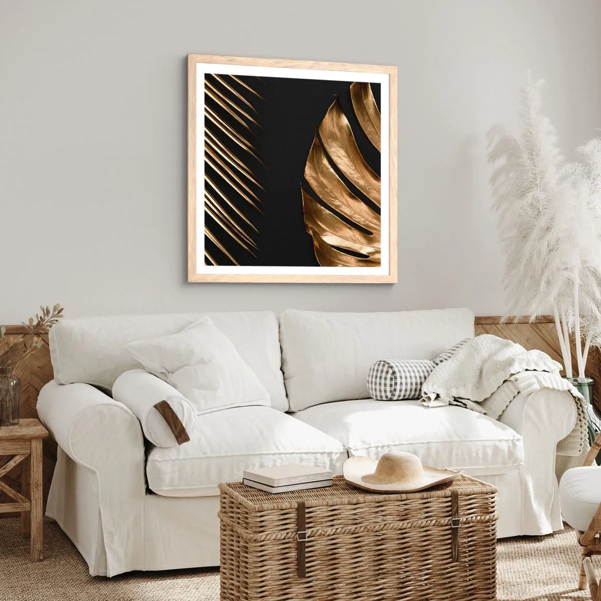 Poster in cornice rovere chiaro - Diverse, ma ugualmente care - 30x30 cm