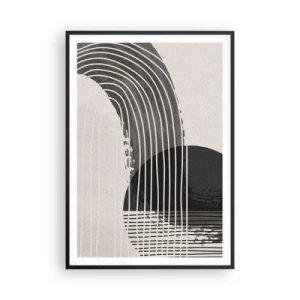Poster in cornice nera - Andata e ritorno - 70x100 cm