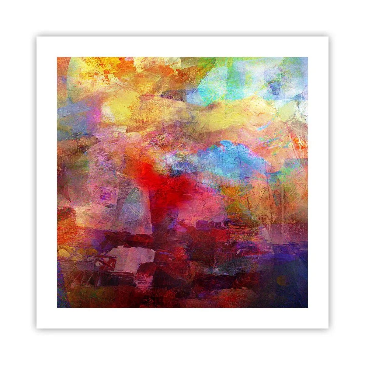 Poster - Guardando dentro all'arcobaleno - 50x50 cm
