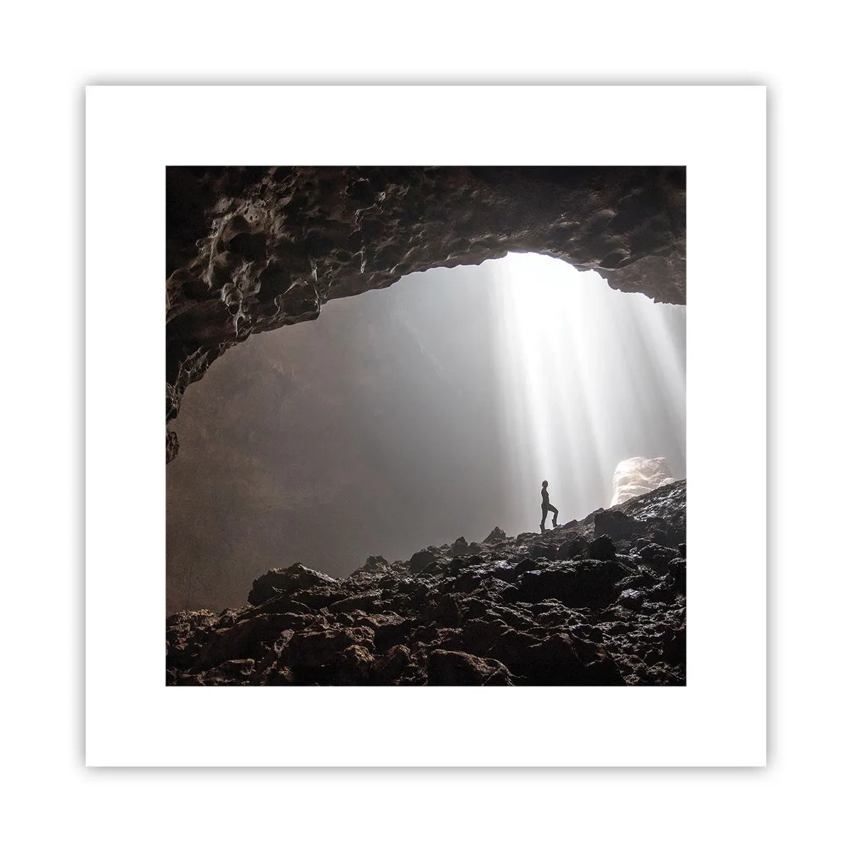 Poster - Grotta luminosa - 30x30 cm
