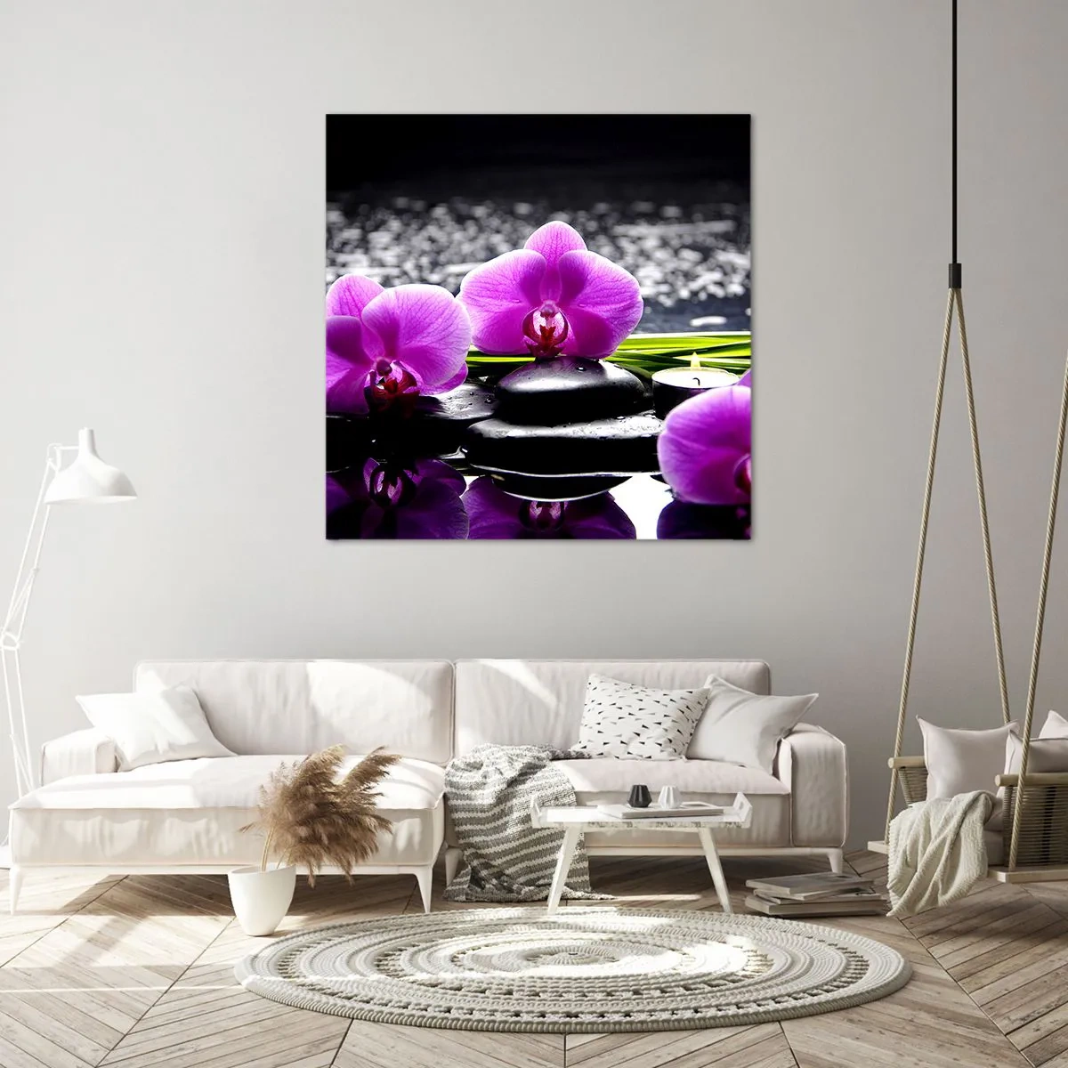 Quadro su tela - Stampe su Tela - Annegare nel silenzio e nella pace - 40x40 cm