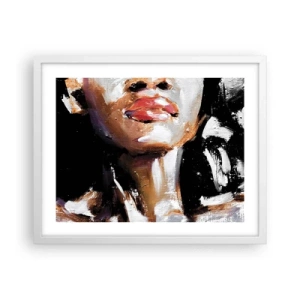 Poster in cornice bianca - Orgoglio senza pregiudizio - 50x40 cm