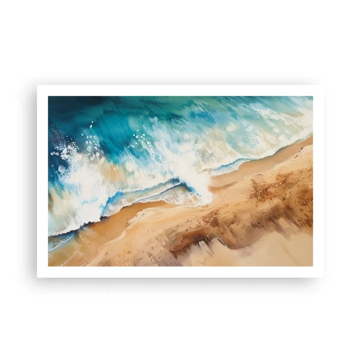 Poster - L'onda che ritorna - 91x61 cm