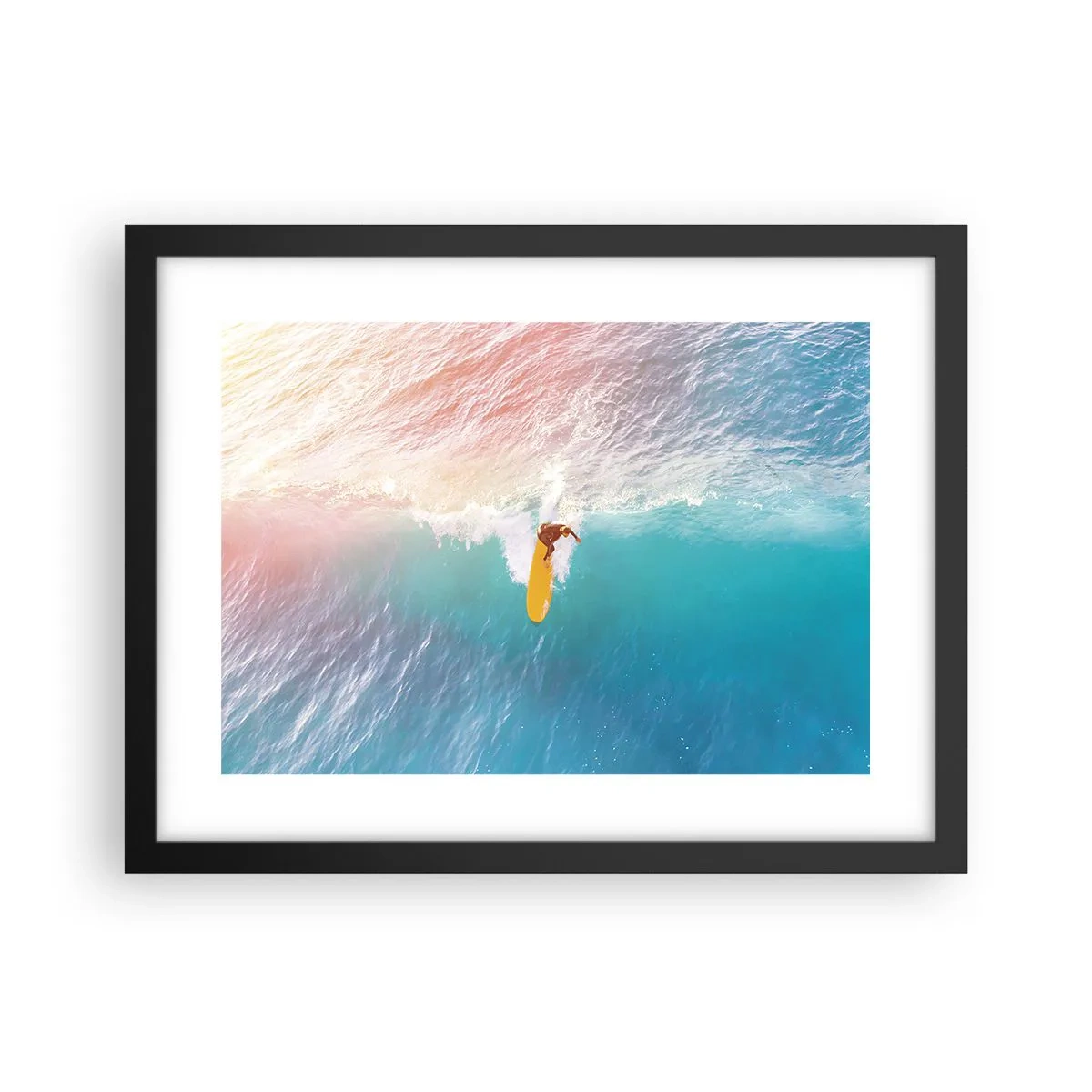 Poster in cornice nera - Il cavaliere dell'oceano - 40x30 cm