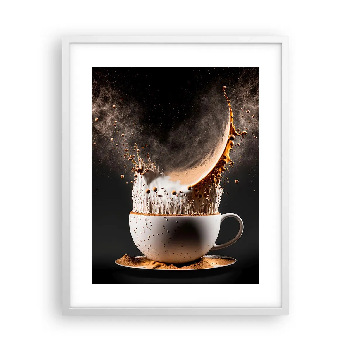 Poster in cornice bianca - Esplosione di sapore - 40x50 cm