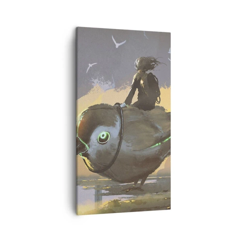 Quadro su tela - Stampe su Tela - La sosta di un viaggio fantastico - 45x80 cm