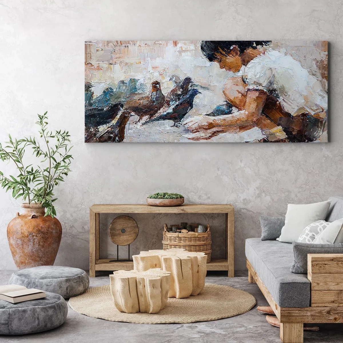 Quadro su tela - Stampe su Tela - Piccoli e gentili - 100x40 cm