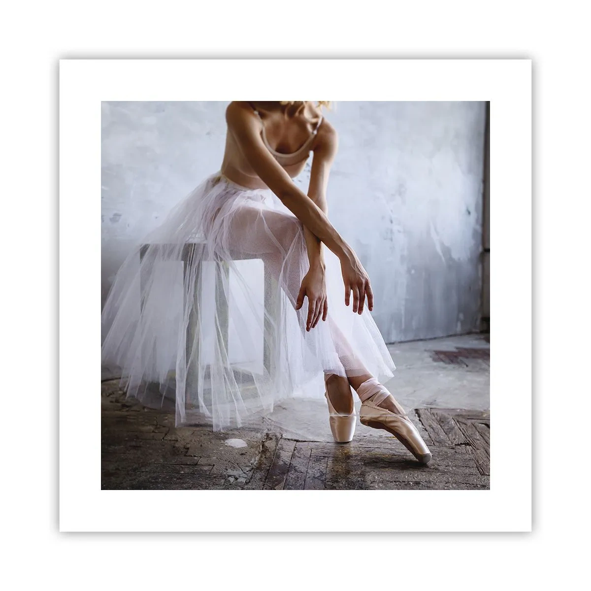 Poster - Prima che si accendano le luci del palco - 40x40 cm