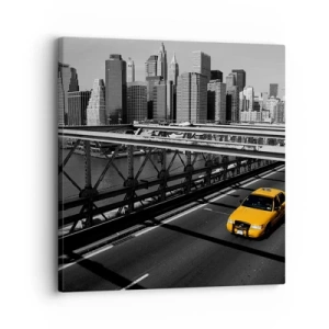 Quadro su tela - Stampe su Tela - Il colore della grande città - 30x30 cm